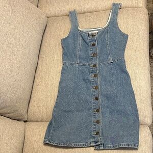 Urban Outfitters Blue Denim Mini Dress